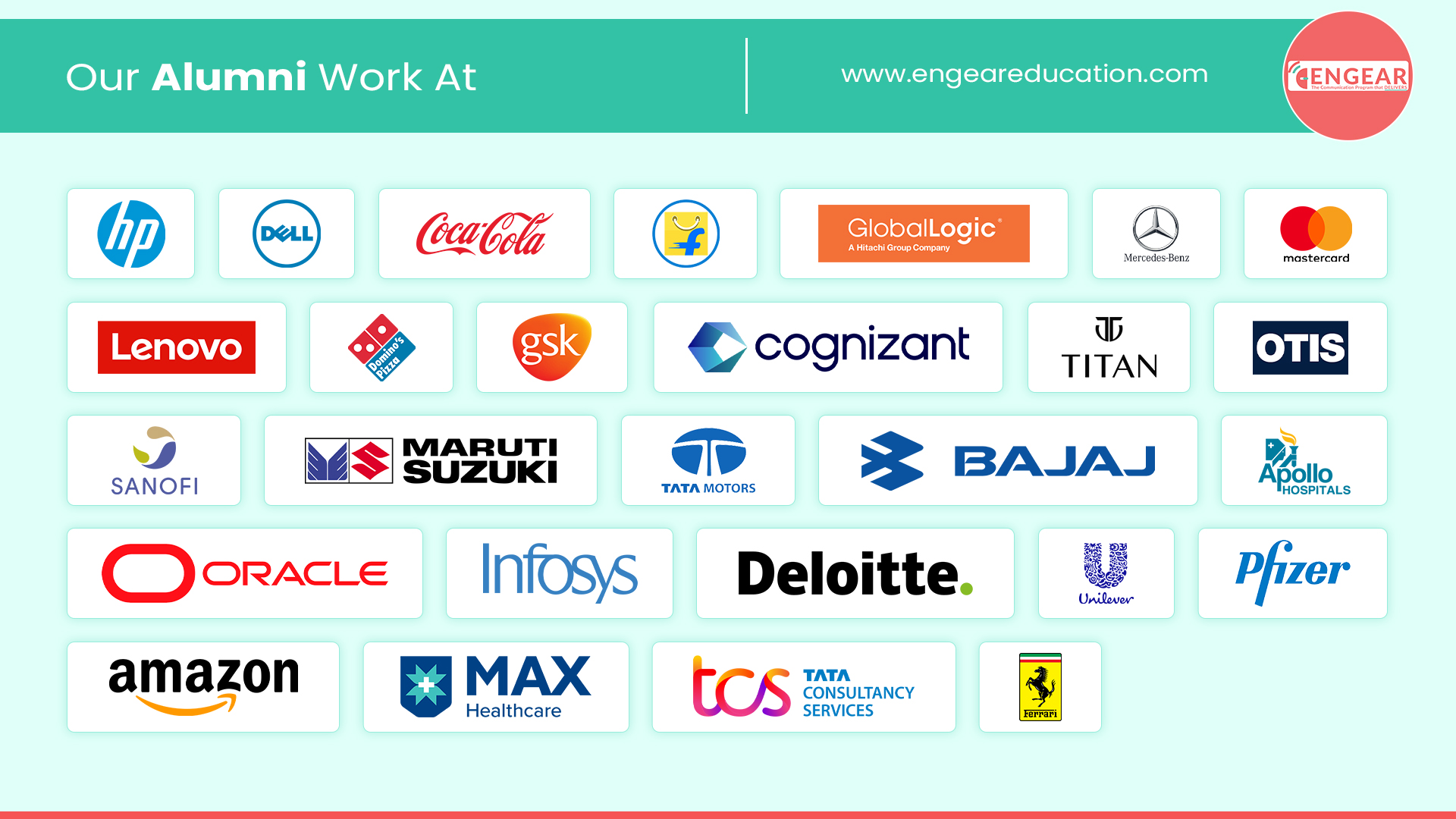 engear corporate communication program alumni work